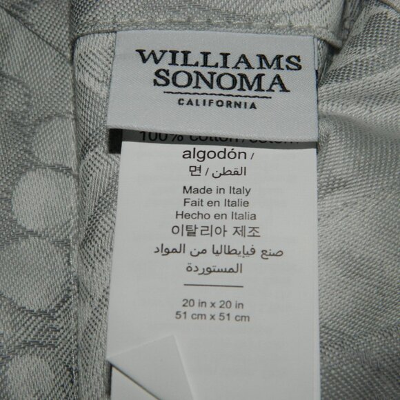 Williams Sonoma Frutta Jacquard Dinner Napkins Set of 4 - Picture 3 of 3